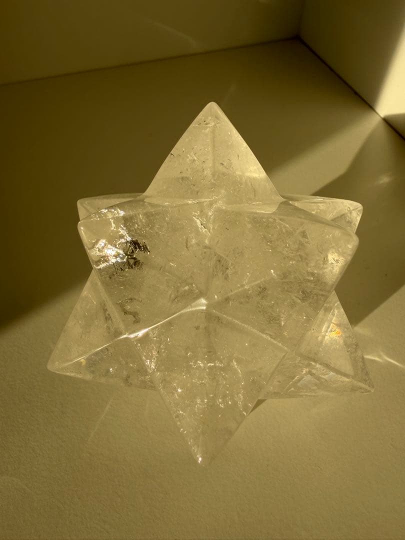 【ブラジル産水晶】マカバスター（メルカバ／アステロイド）約8cm