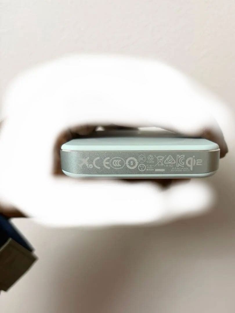 ライトブルー モバイルバッテリー USB Type-C