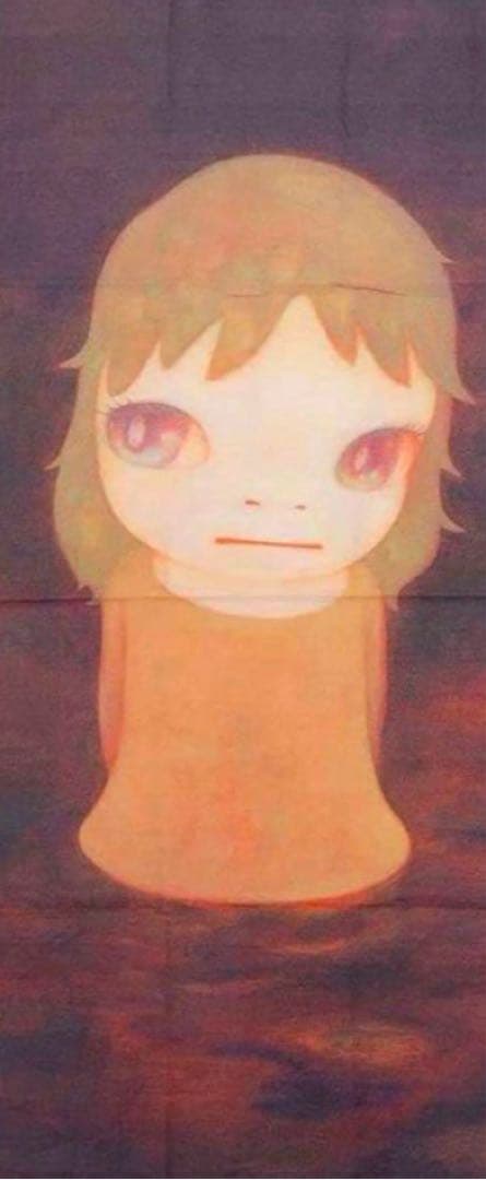 奈良美智　手拭い　I DON'T MIND ,IF YOU FORGET ME.