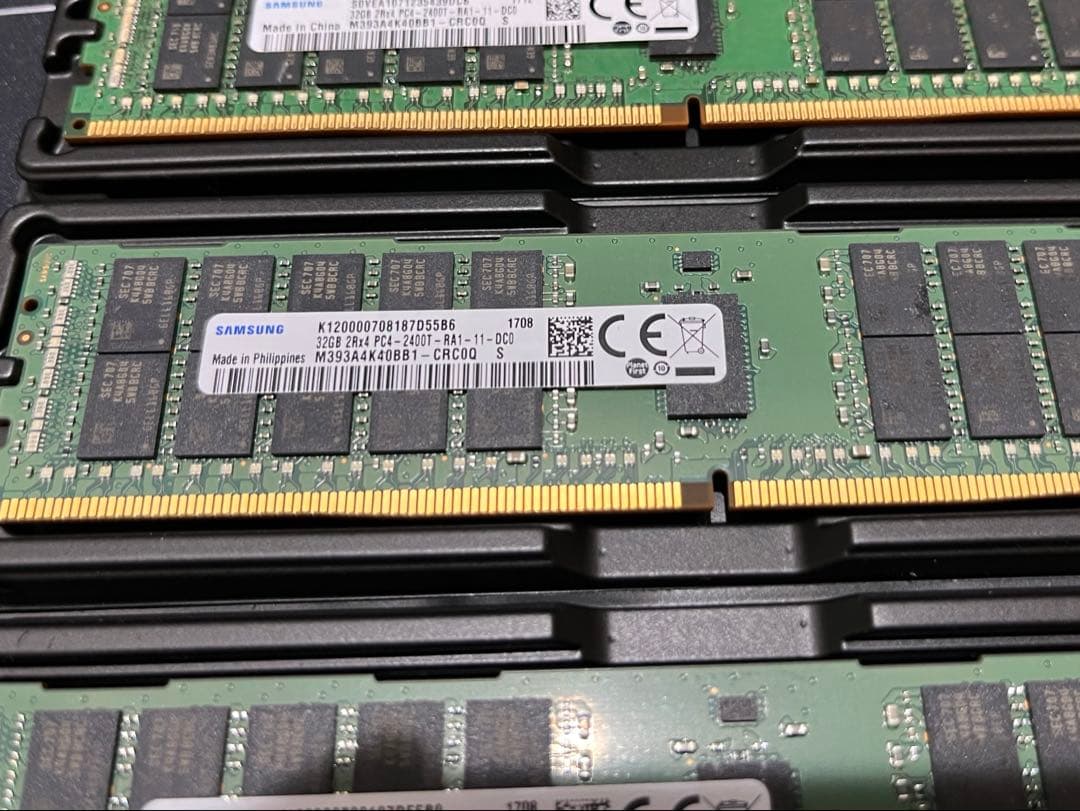 Samsung DDR4 ECC RDIMM 128GB(32GB×4枚セット)