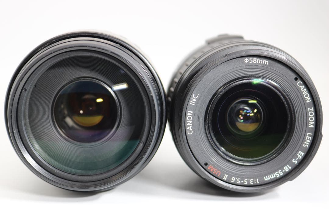 美品 【Canon EOS Kiss X8i ダブルレンズセット】 安心保証あり