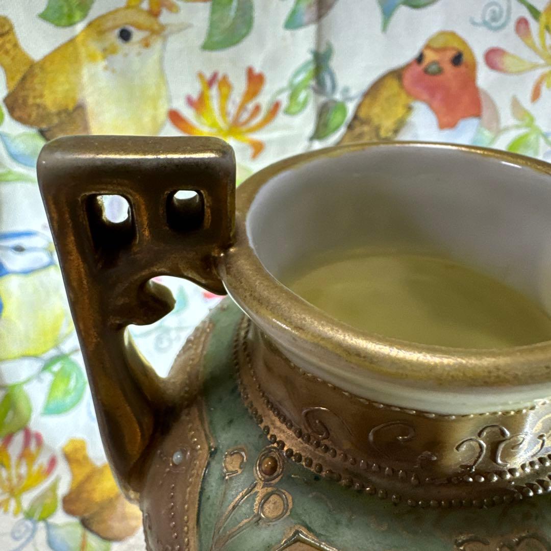 お値下げ　オールドノリタケ、ハンドペイントビジューも見事、里帰り品超美品です。