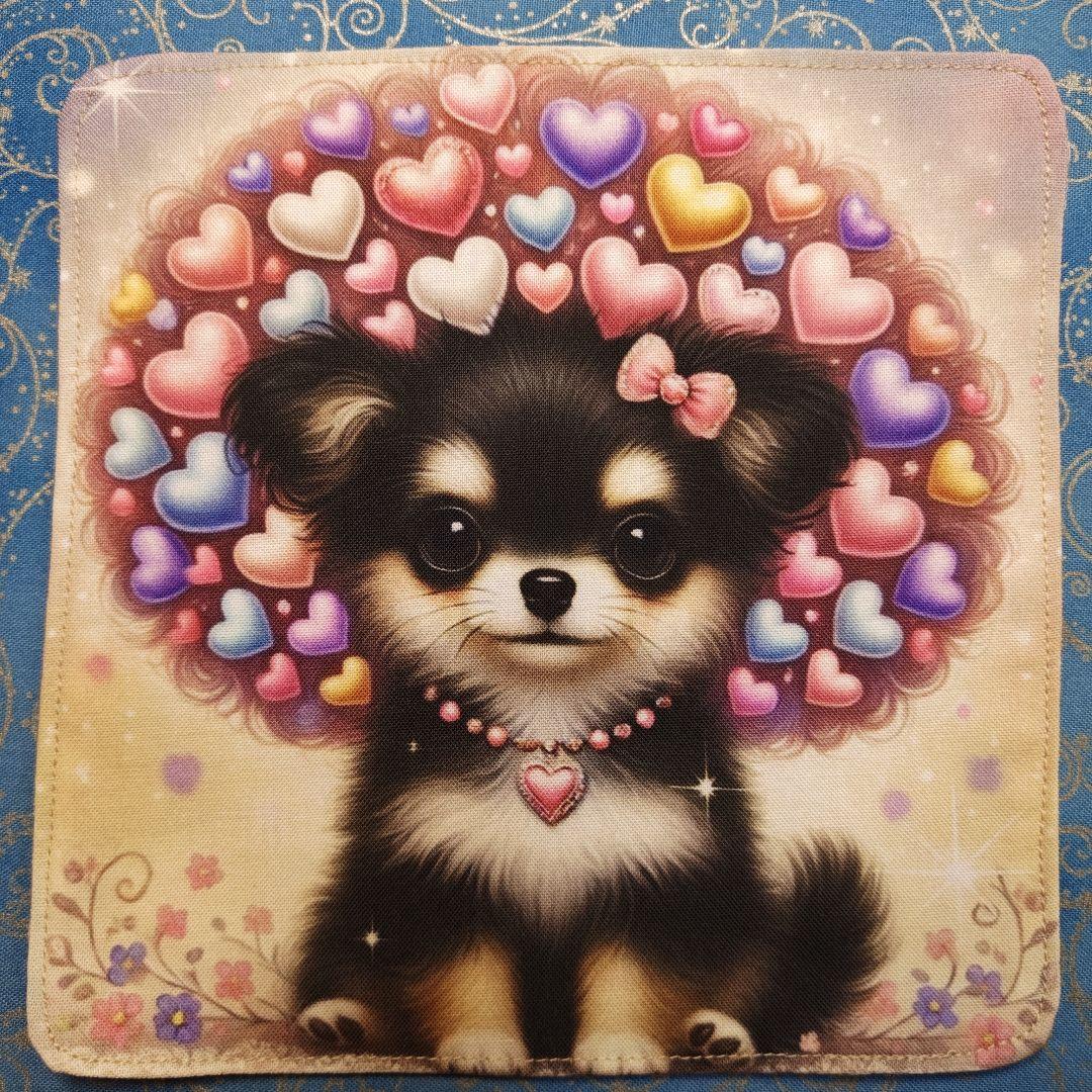 あしべ☆　パネル6枚　ハンカチ12枚　チワワちゃん柄