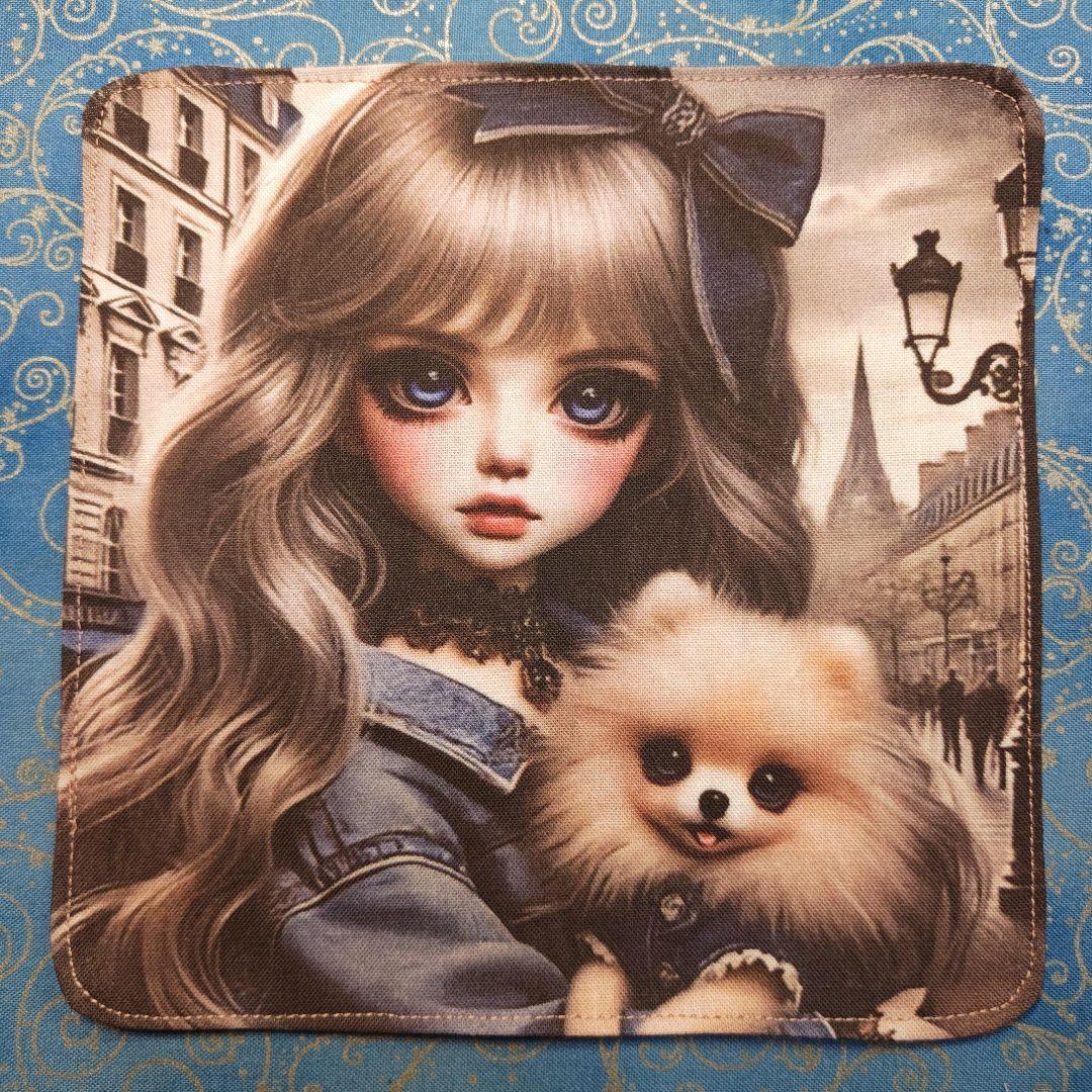 あしべ☆　パネル6枚　ハンカチ12枚　チワワちゃん柄