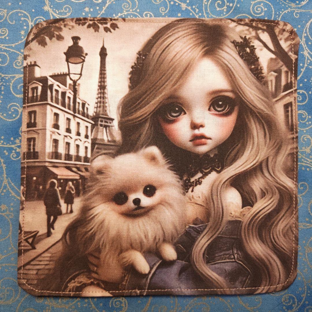 あしべ☆　パネル6枚　ハンカチ12枚　チワワちゃん柄