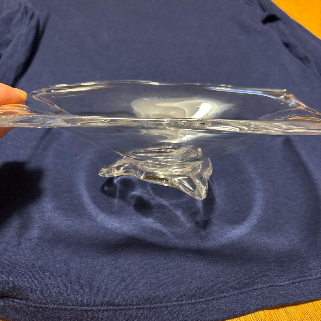 作家　ハンドメイドガラス　コンポート多用途デザイン