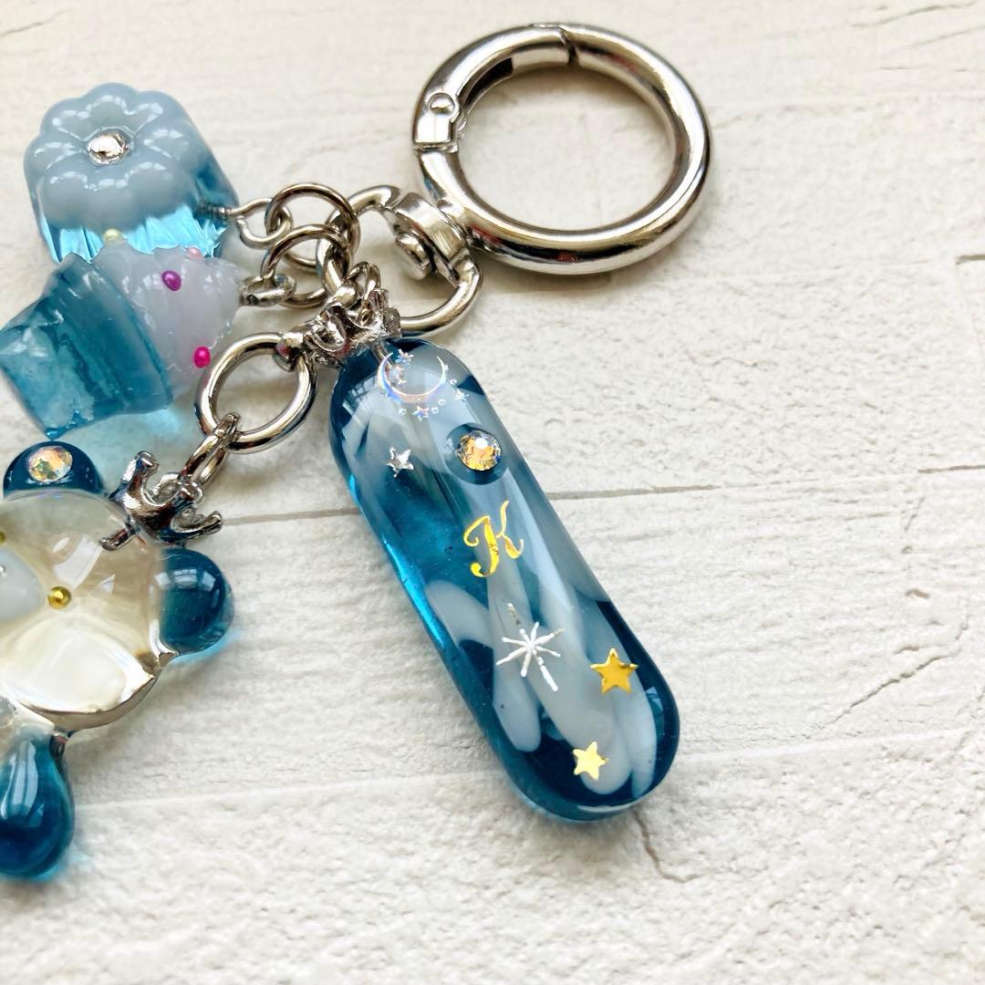 りくみんページ　レジンキーホルダー、レジンバックチャーム　6点