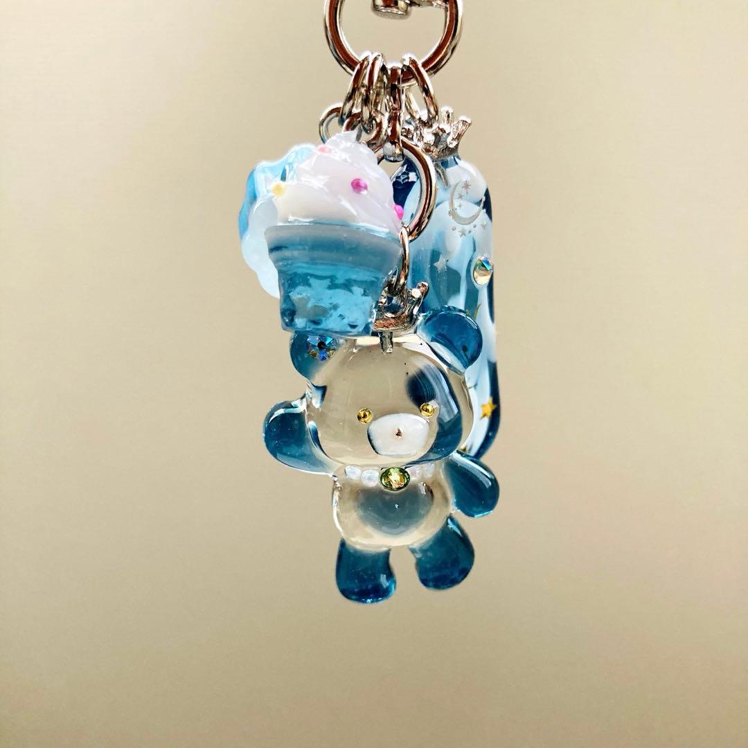 りくみんページ　レジンキーホルダー、レジンバックチャーム　6点