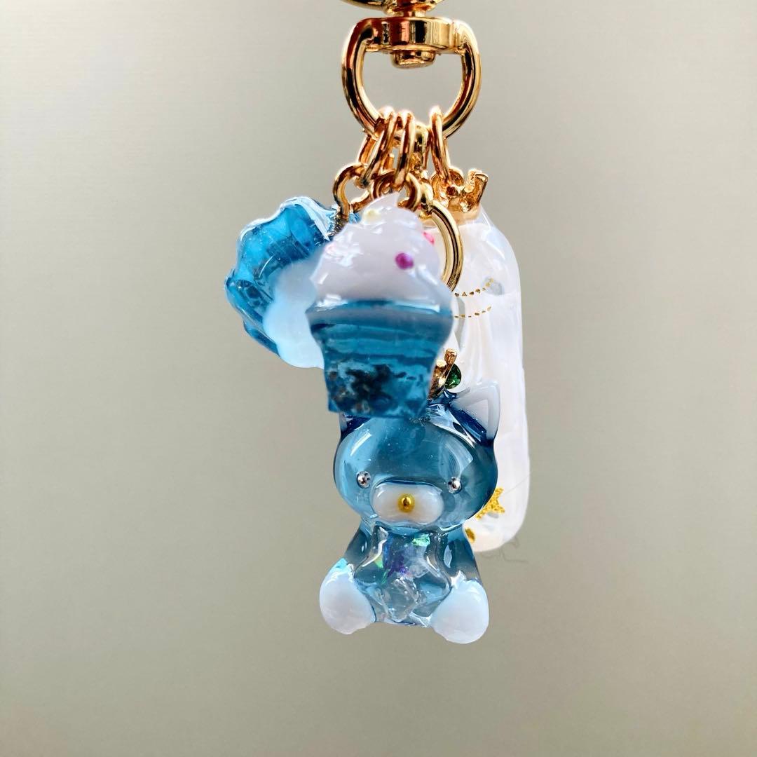 りくみんページ　レジンキーホルダー、レジンバックチャーム　6点