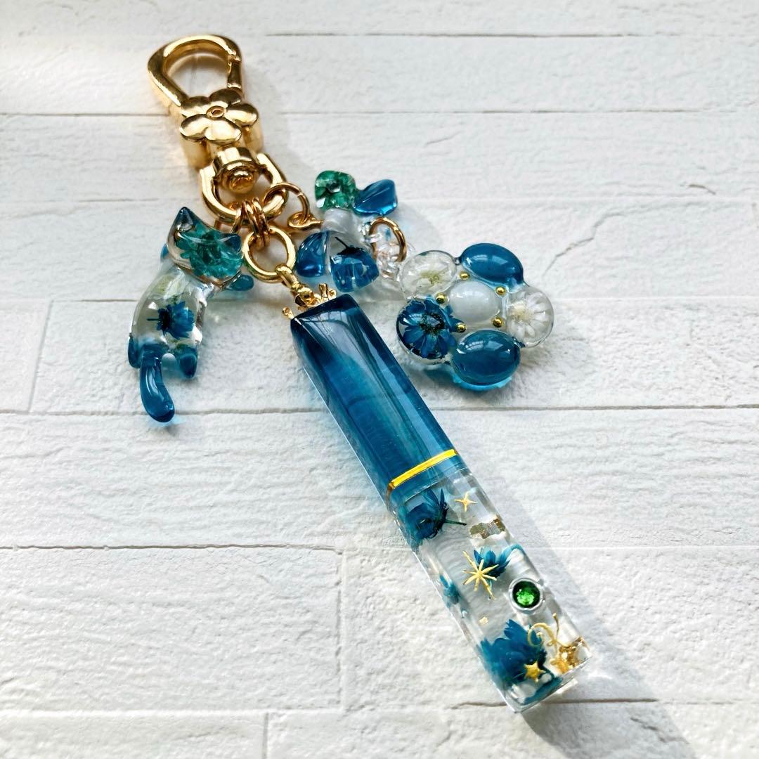 りくみんページ　レジンキーホルダー、レジンバックチャーム　6点