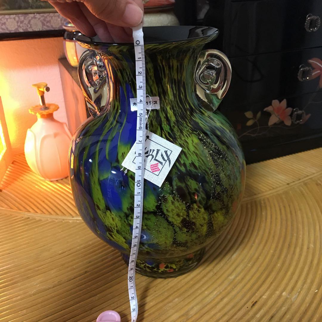 カメイガラス　手作り花瓶