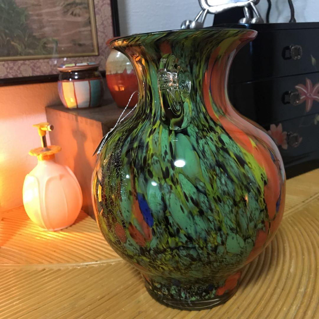 カメイガラス　手作り花瓶