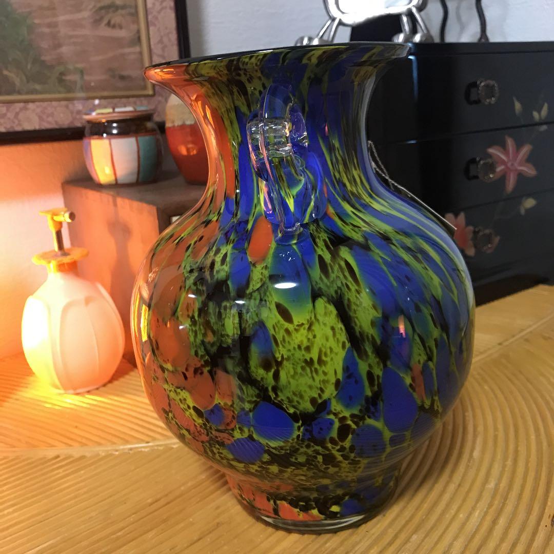 カメイガラス　手作り花瓶