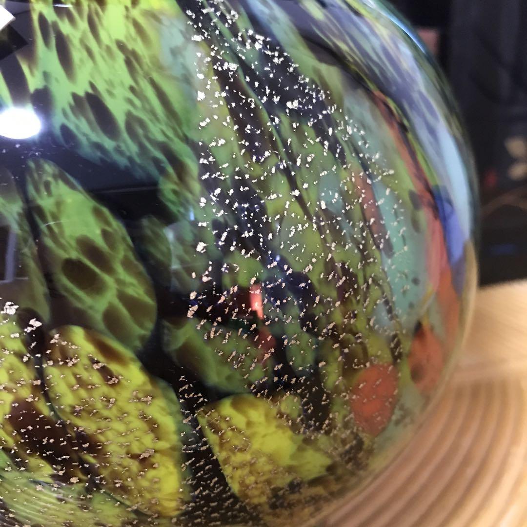 カメイガラス　手作り花瓶