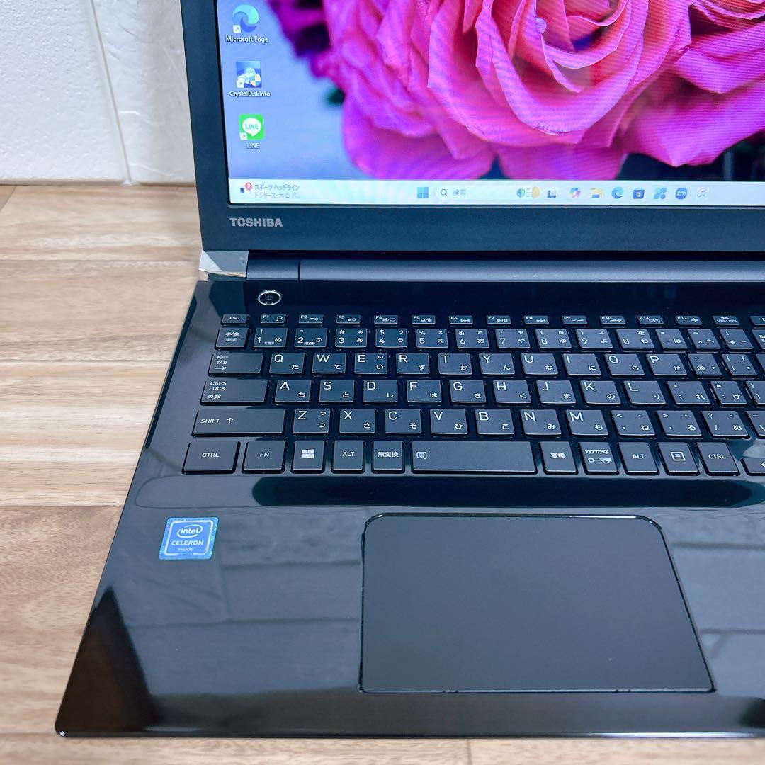 【超美品】東芝✨ノートPC✨初心者設定済✨SSD✨DVDドライブ✨カメラ