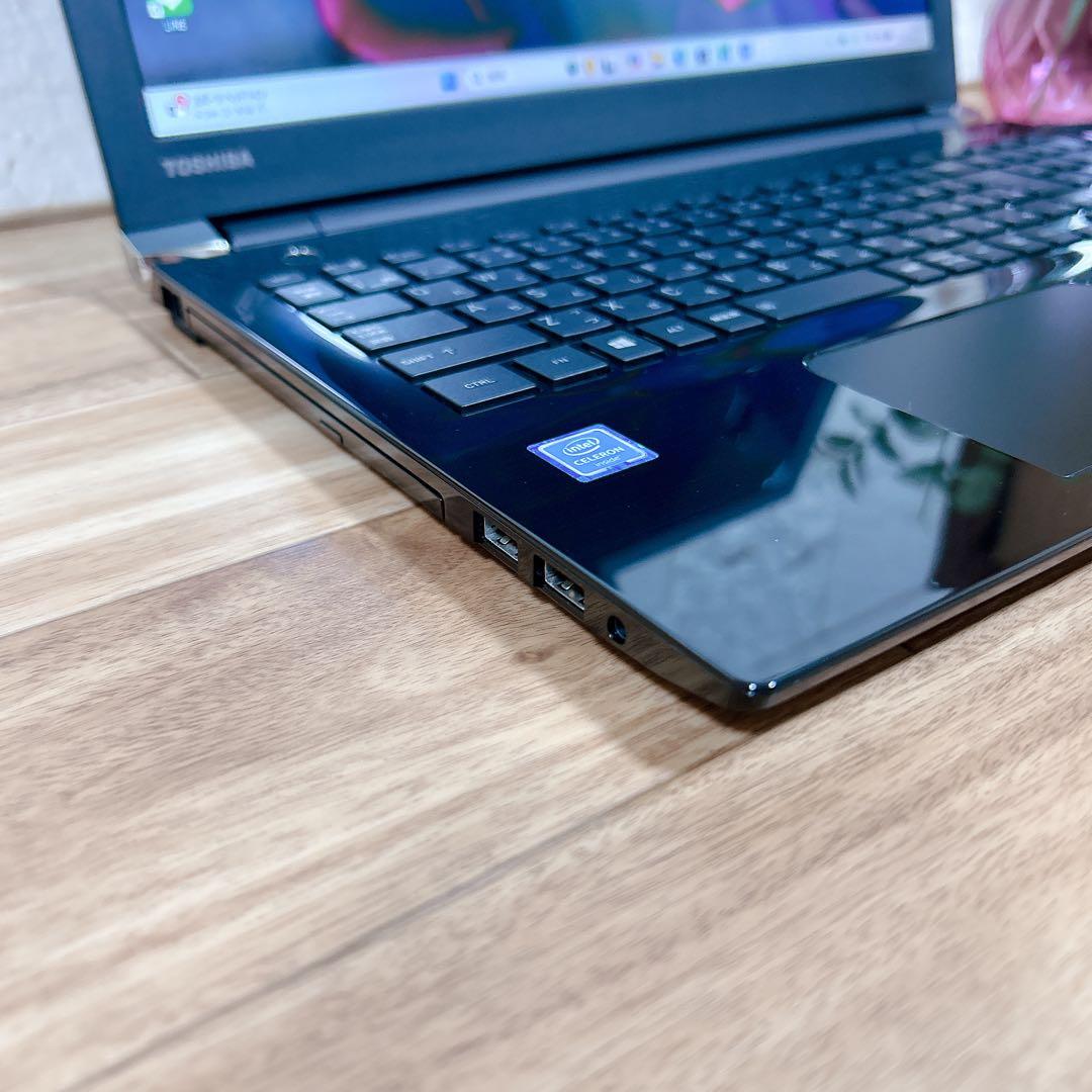 【超美品】東芝✨ノートPC✨初心者設定済✨SSD✨DVDドライブ✨カメラ
