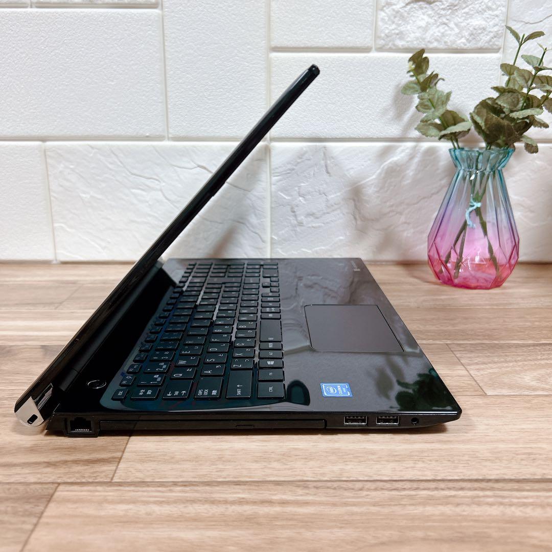 【超美品】東芝✨ノートPC✨初心者設定済✨SSD✨DVDドライブ✨カメラ