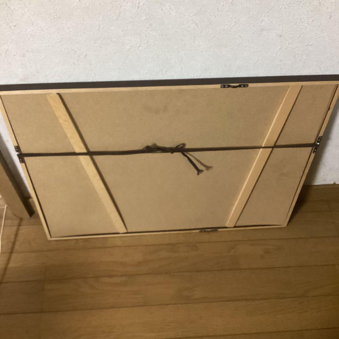 清水　崑　河童図　【かっぱ天国】　水墨彩色画　木枠額装　肉筆画　模写　即決品