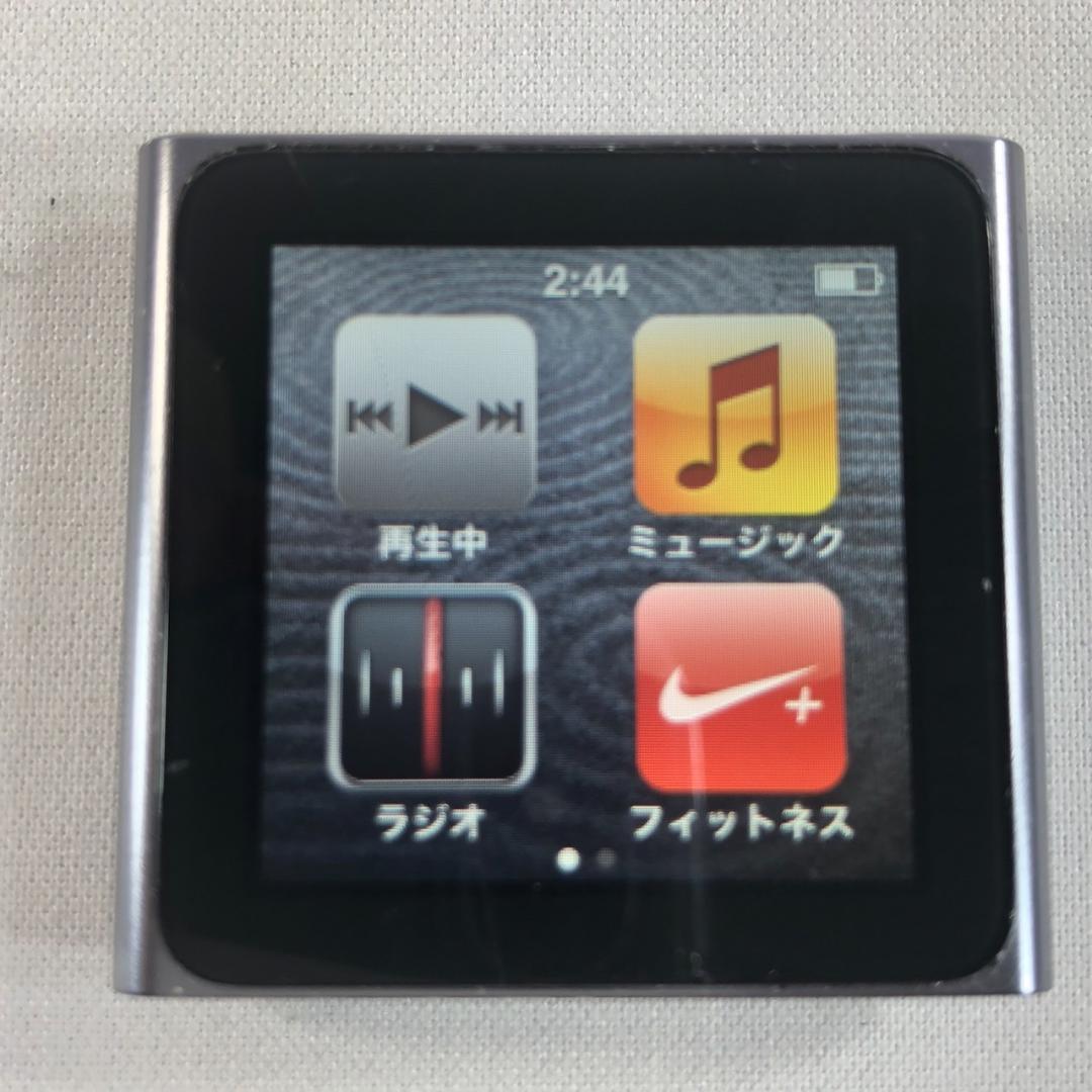 Apple iPod nano 第6世代 8G 新品バッテリーに交換品　グレー