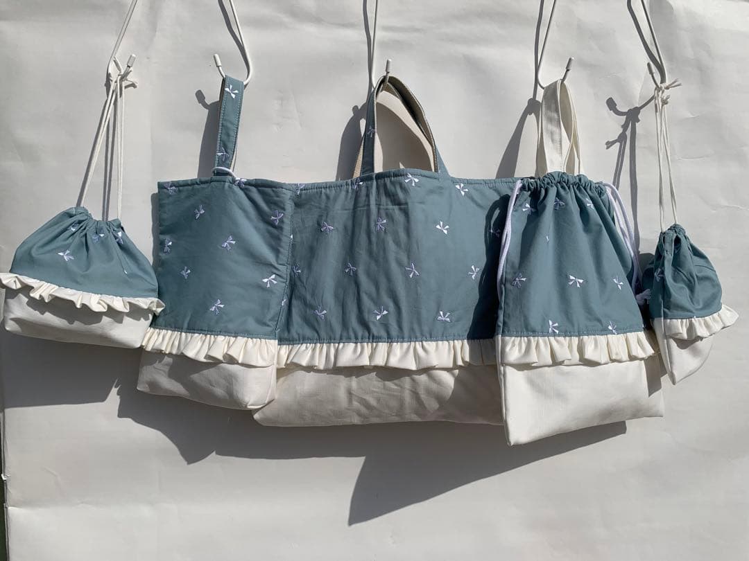 オーダー受付　入園　入学　レッスンバッグ　上履き袋　体操袋　弁当袋　巾着袋