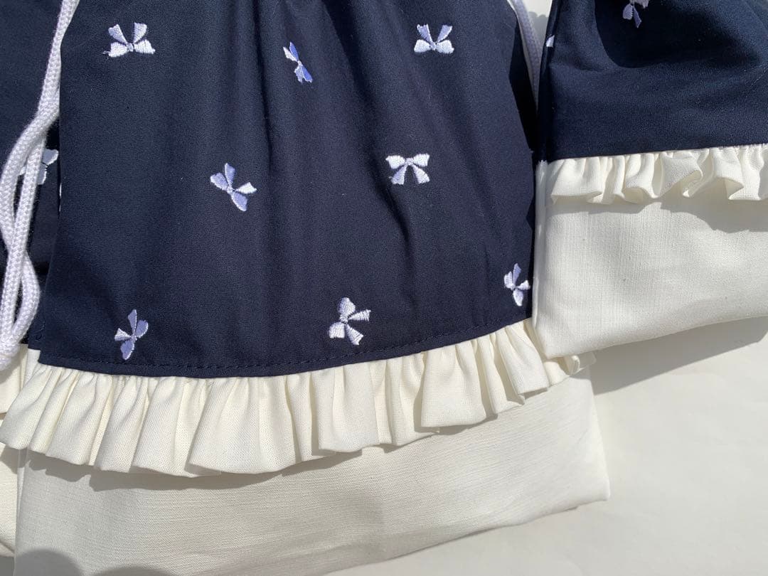 オーダー受付　入園　入学　レッスンバッグ　上履き袋　体操袋　弁当袋　巾着袋