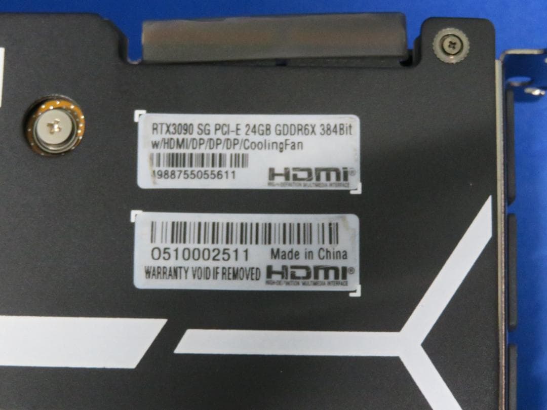 241A★RTX3090 SG PCI-E 24GB GDDR6X 384bit