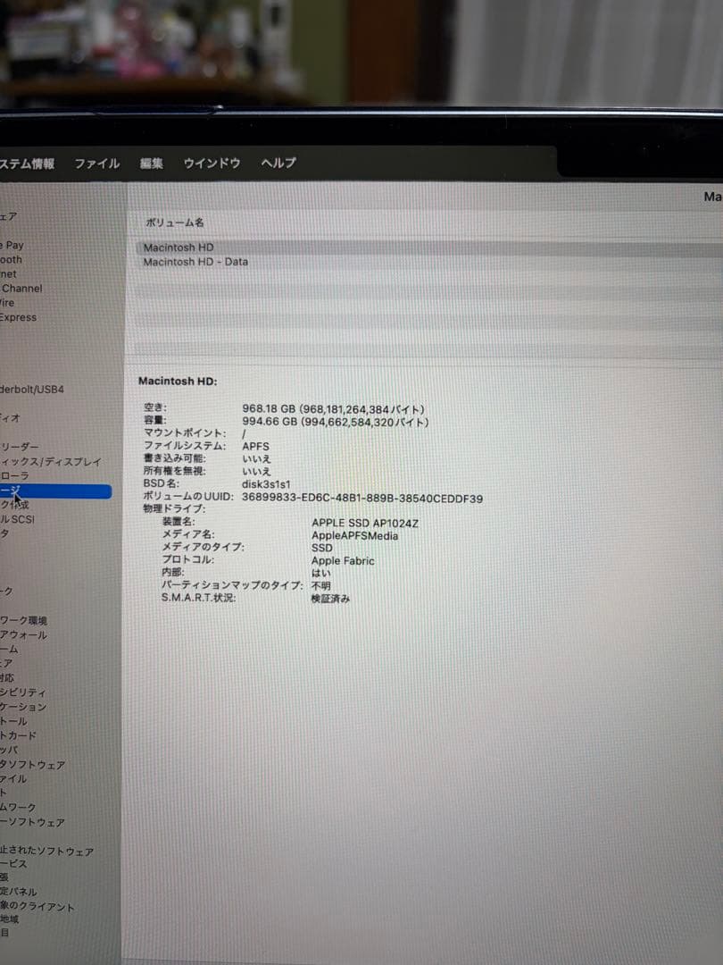 MacBook Air 2025 M4 24GB 1TB スカイブルー中古