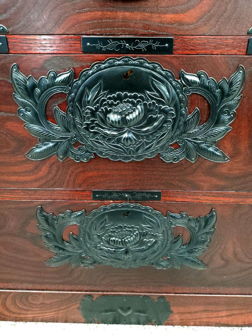 米沢箪笥 うるし塗装 漆チェスト 整理タンス 整理箪笥 引き出し 収納