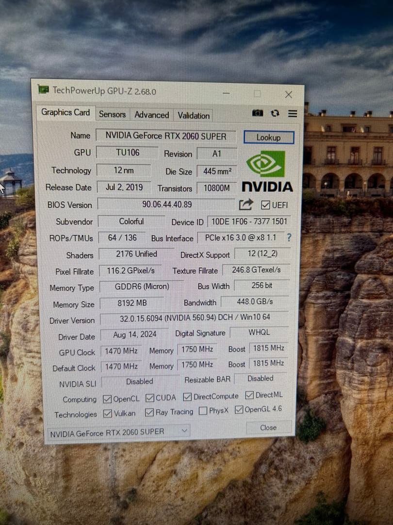 iGame RTX2060SUPER 8GB ゲーミングPC 自作PC 動画編集