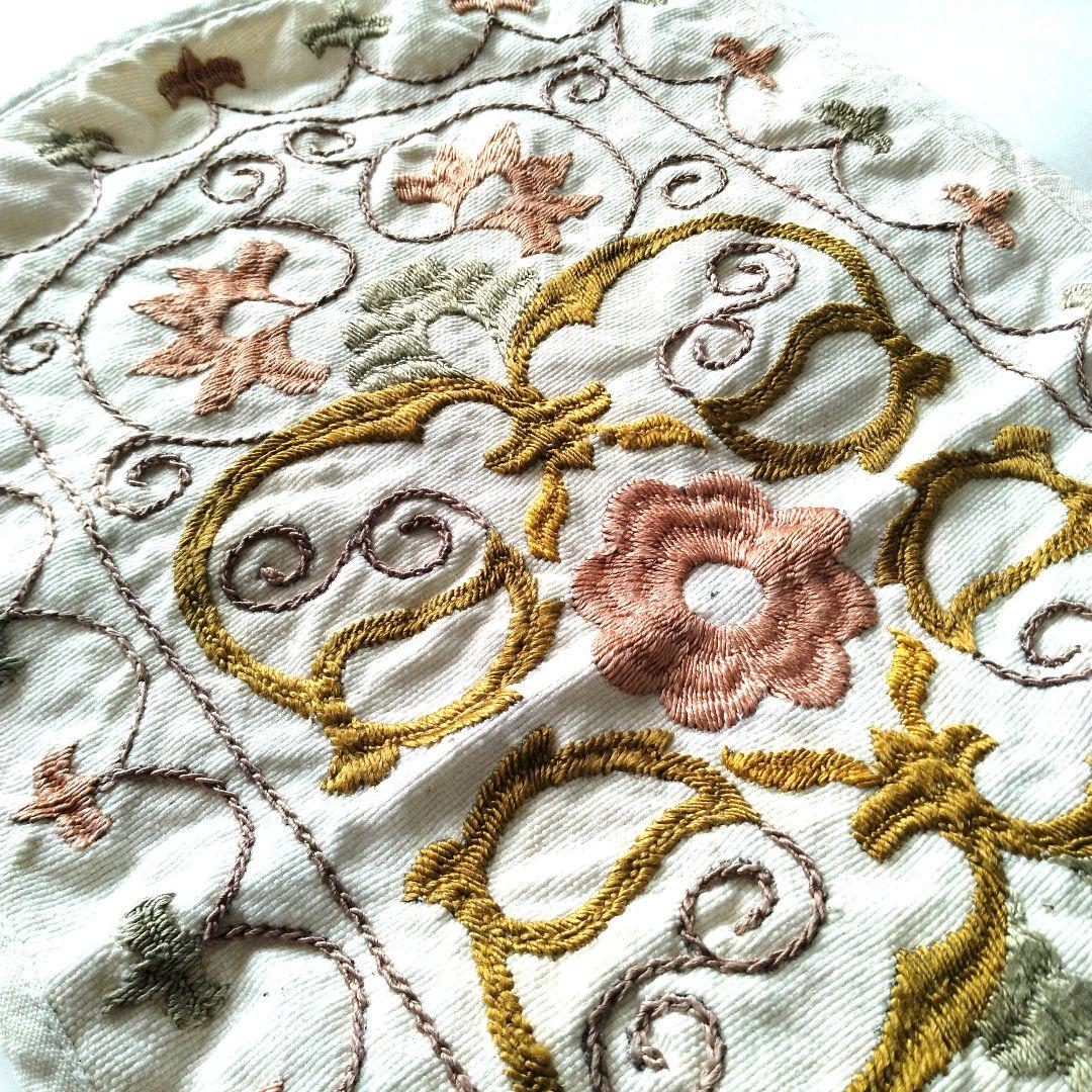 スザニ刺繍 ランチョンマット 2枚組 ウズベキスタン製