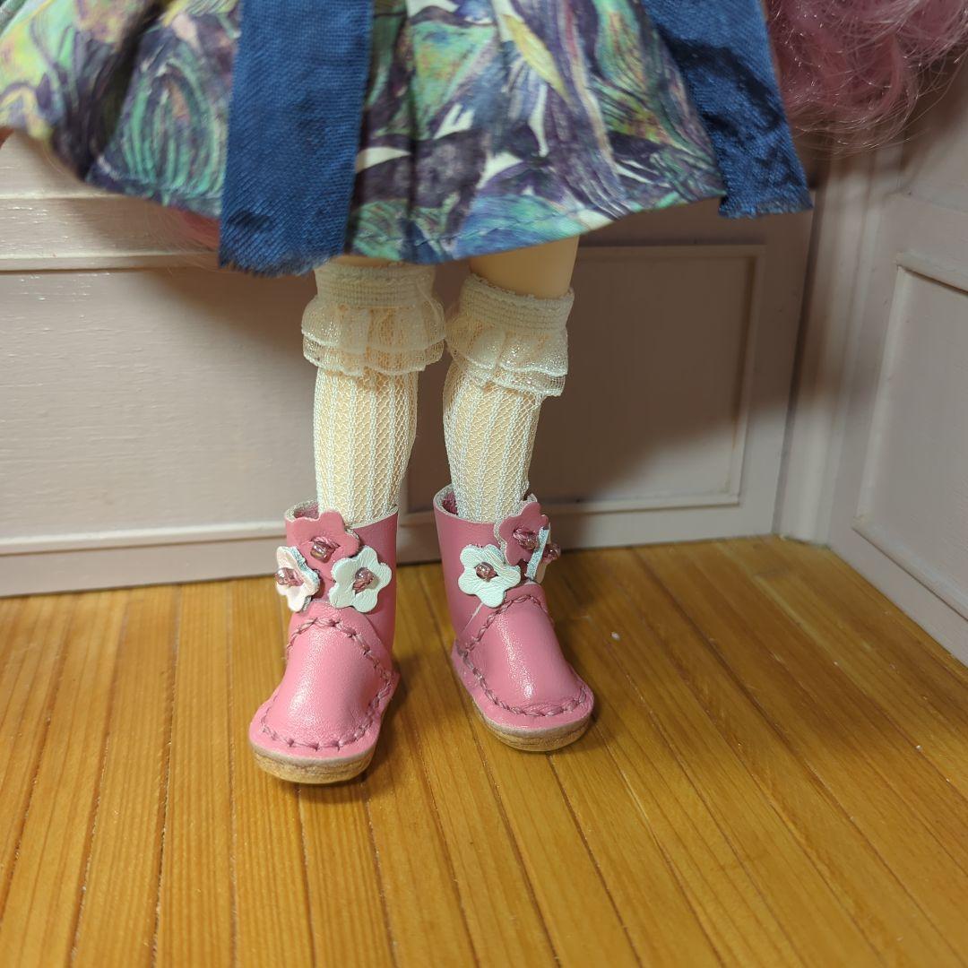 フラワーブーケのブーツ　6足セット　アイシードール