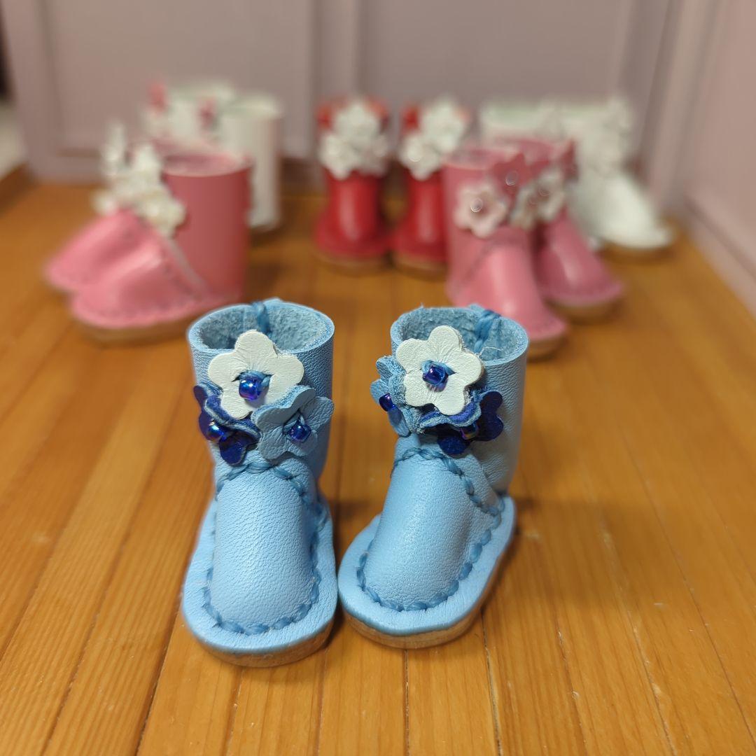 フラワーブーケのブーツ　6足セット　アイシードール