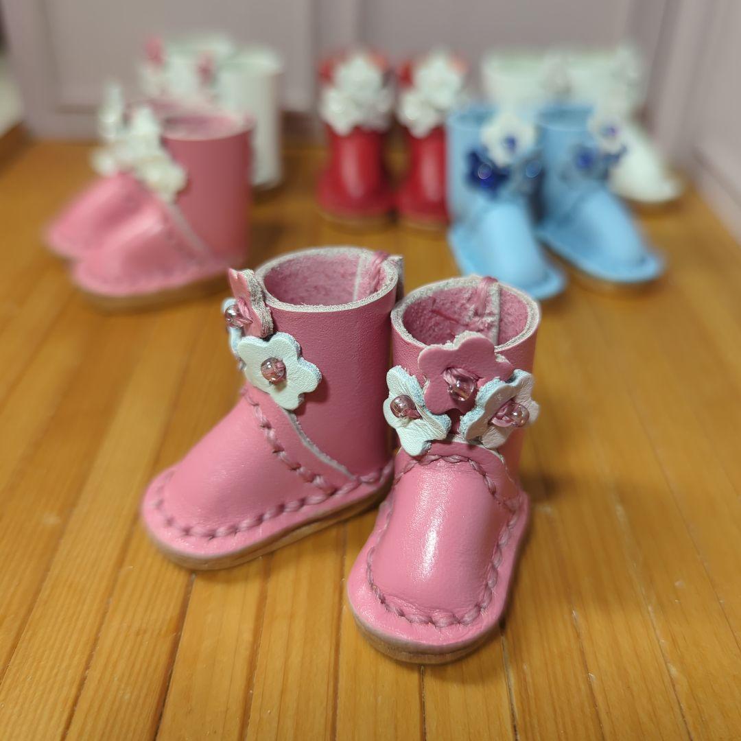 フラワーブーケのブーツ　6足セット　アイシードール