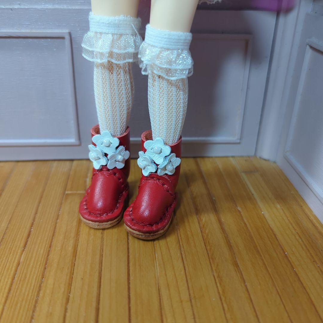フラワーブーケのブーツ　6足セット　アイシードール