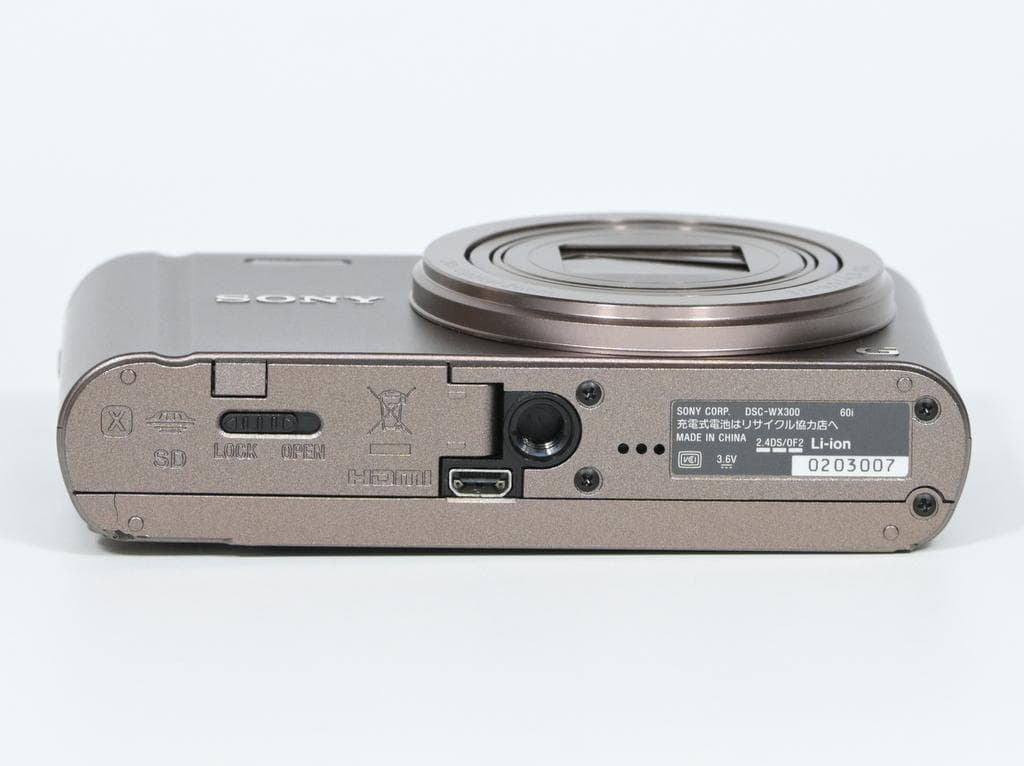 【美品】 ソニー　SONY Cyber-shot DSC-WX300 ブラウン