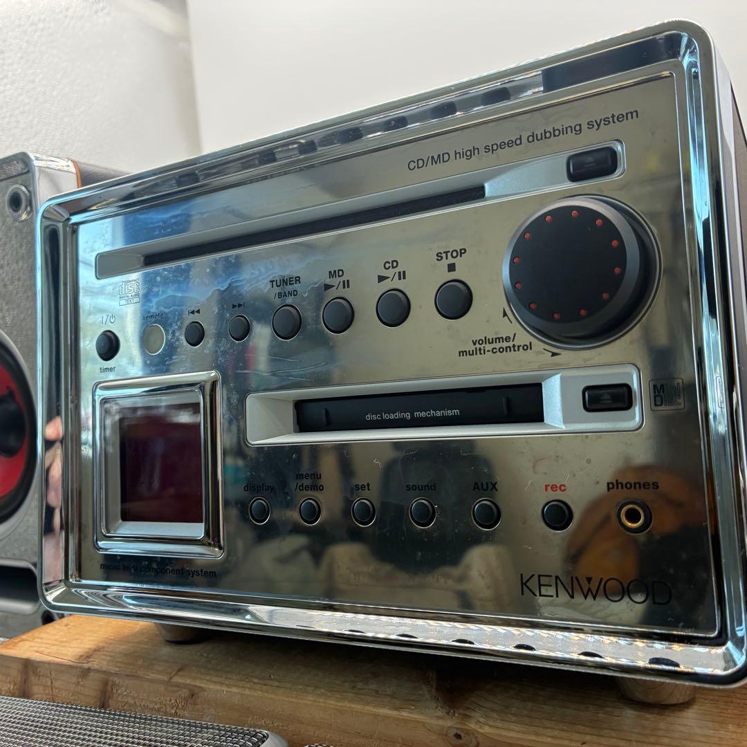 KENWOOD ミニコンポ　RD-IT2000MD/LS-IT2000 動作良好