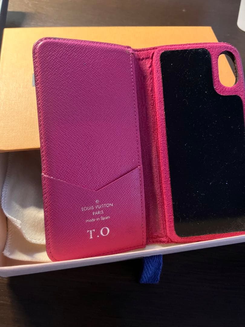 ルイ・ヴィトン 手帳型ケース モノグラム　iphoneX