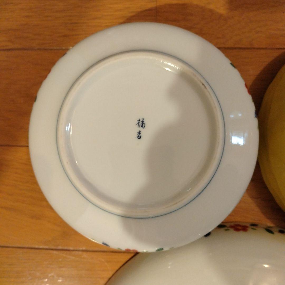 たち吉花柄食器皿 No.291 10枚セット 大皿①、中皿④、小皿⑤