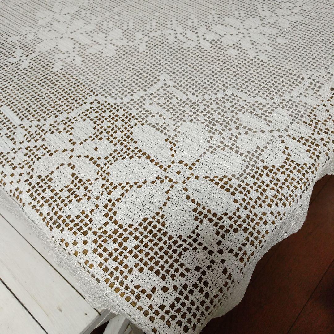 レース編みテーブルクロス ニャンコ
