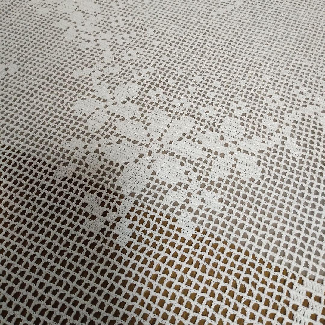 レース編みテーブルクロス ニャンコ