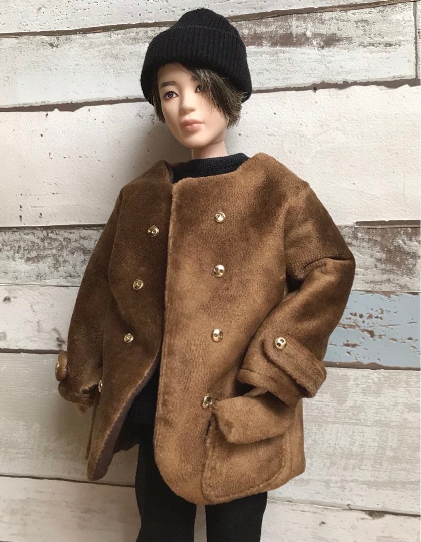 BTS ドール服　ダブルコート　ジミン