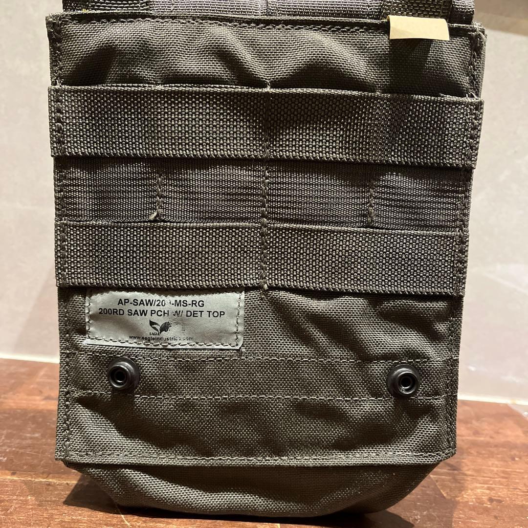 米軍 EAGLE 200RD SAW DET TOP ポーチ 軍隊 ミリタリー