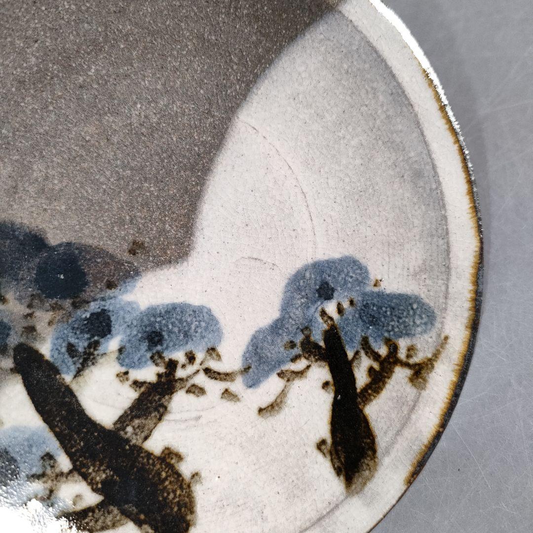 A1276-8/京焼・清水焼/清水六兵衛/相生皿6客/共箱/向付/飾皿/懐石道具