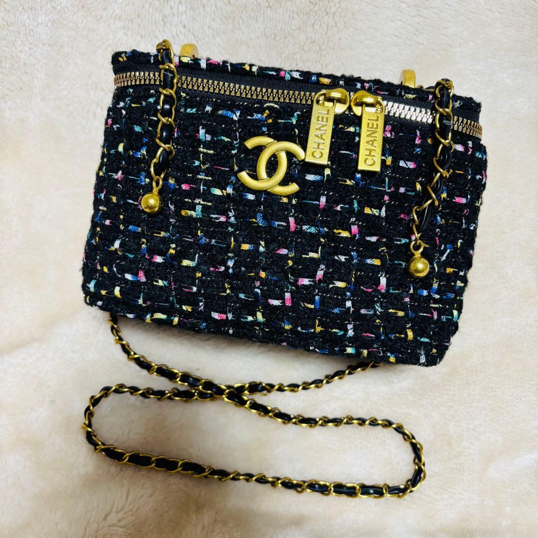 CHANEL♡ノベルティツイードバニティショルダー