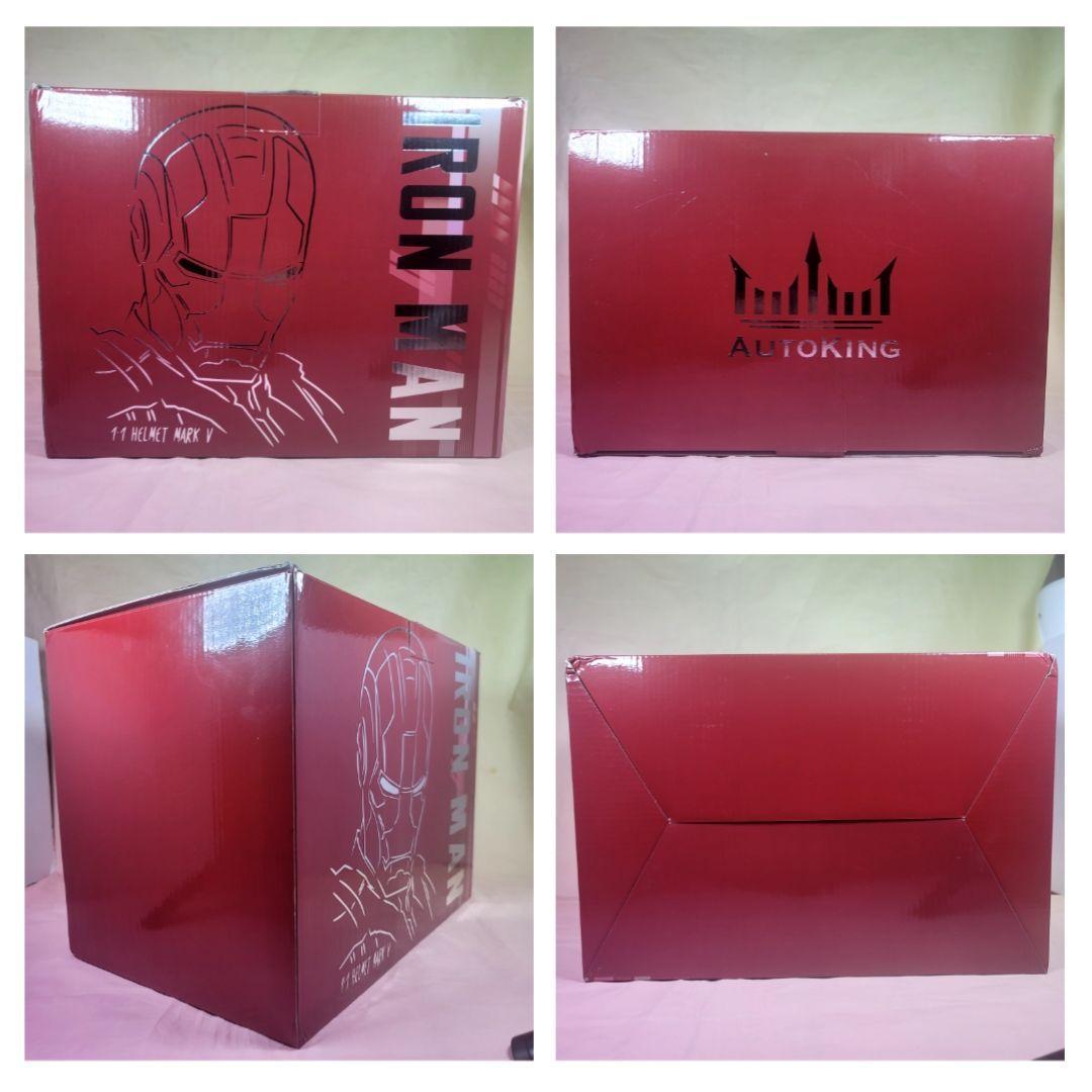 【アイアンマン】最新モデル 音声自動開閉マスク LED マーク5 ヘルメット