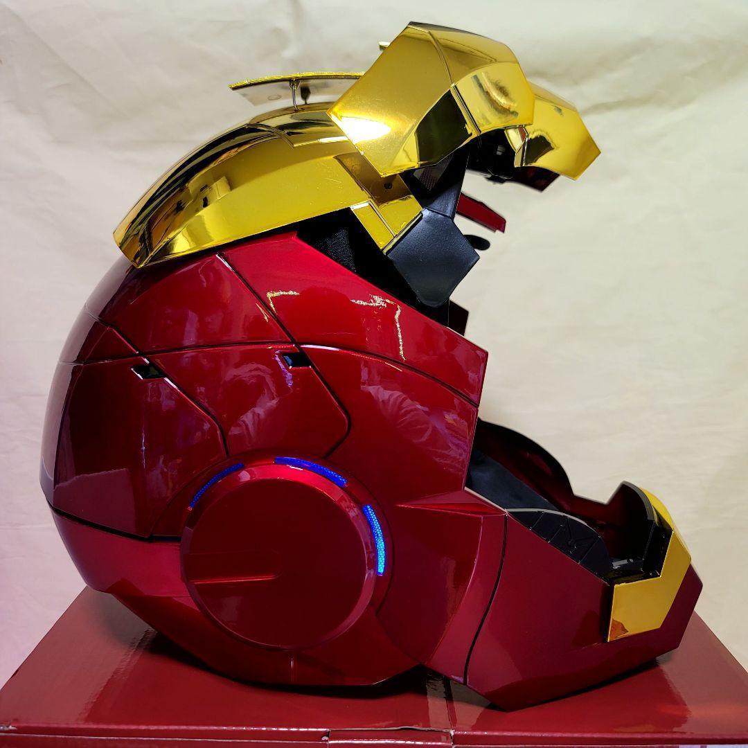 【アイアンマン】最新モデル 音声自動開閉マスク LED マーク5 ヘルメット