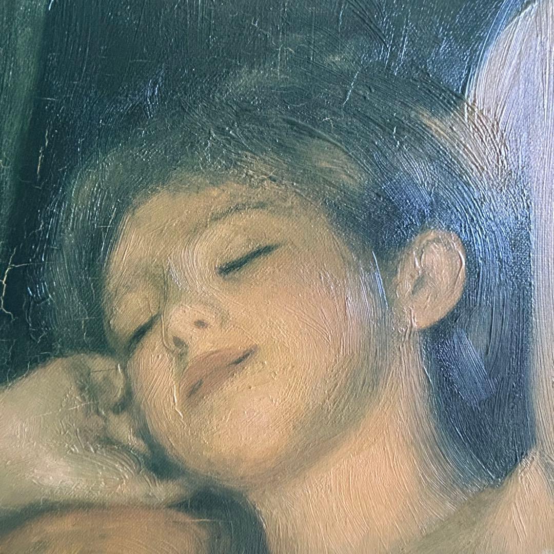ピエール　オーギュスト・ルノワール 眠る裸婦 絵画 額縁