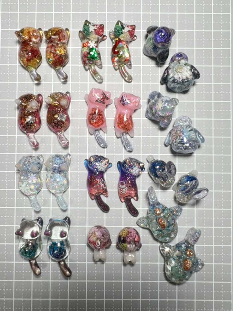 【No.121】ꫛꫀꪝ✧‧˚とびつき猫 Xmas 蓄光