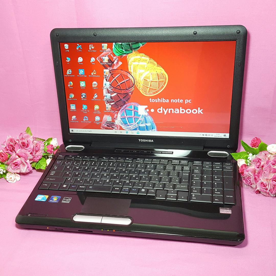 マウス付き✿Dynabook✿CORE-I3✿大容量500G✿メモリ4G