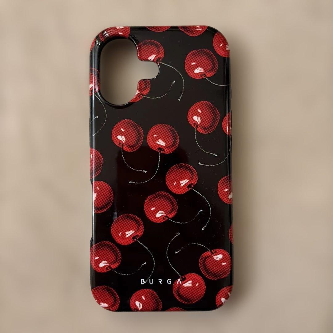 BURGA チェリー柄 iPhone17ケース